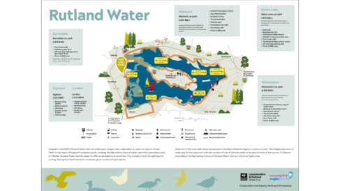 Anglian Water Nature Reserve - Rutland Water Map